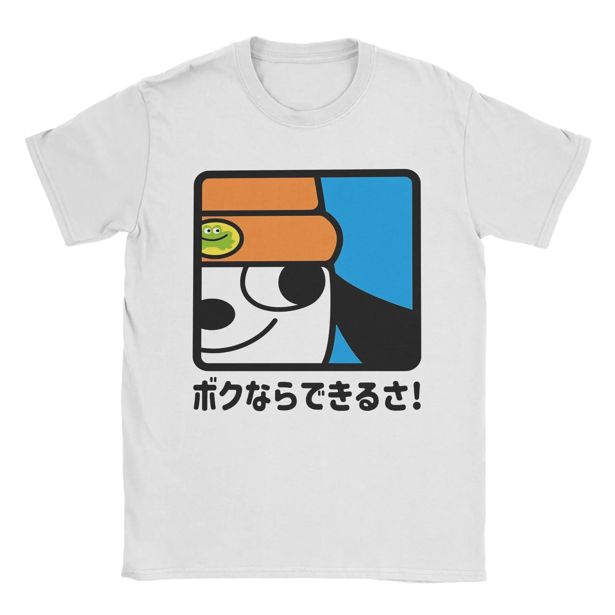 Men's PaRappas The Rappers T Shirt  Cotton Tops Novelty Short Sleeve Round Collar Tee Shirt Summer T-Shirts