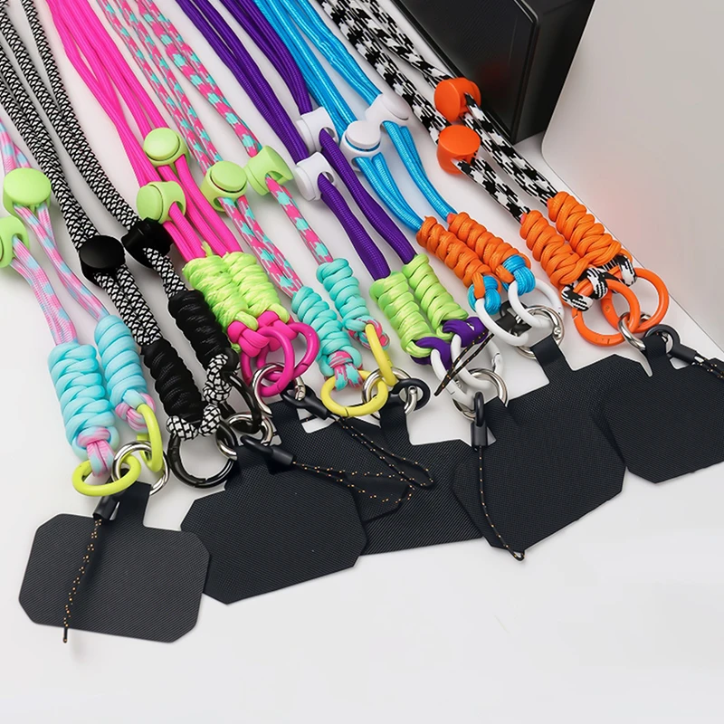 Universal Mobile Phone Strap Lanyard Dedicated Adjustable Lanyard Key Hanging Buckle Multifunctional Colorful Phone Case Gasket