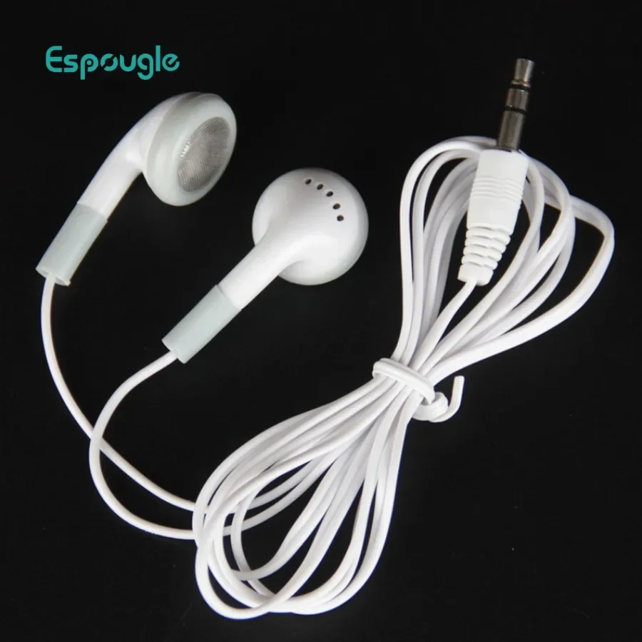 300pcs New Fashion Disposable Earphone Earbuds 3.5mm for Cell Phone For Samsung Mp3 Mp4 Mini HD Headset Wholesale Cheapest