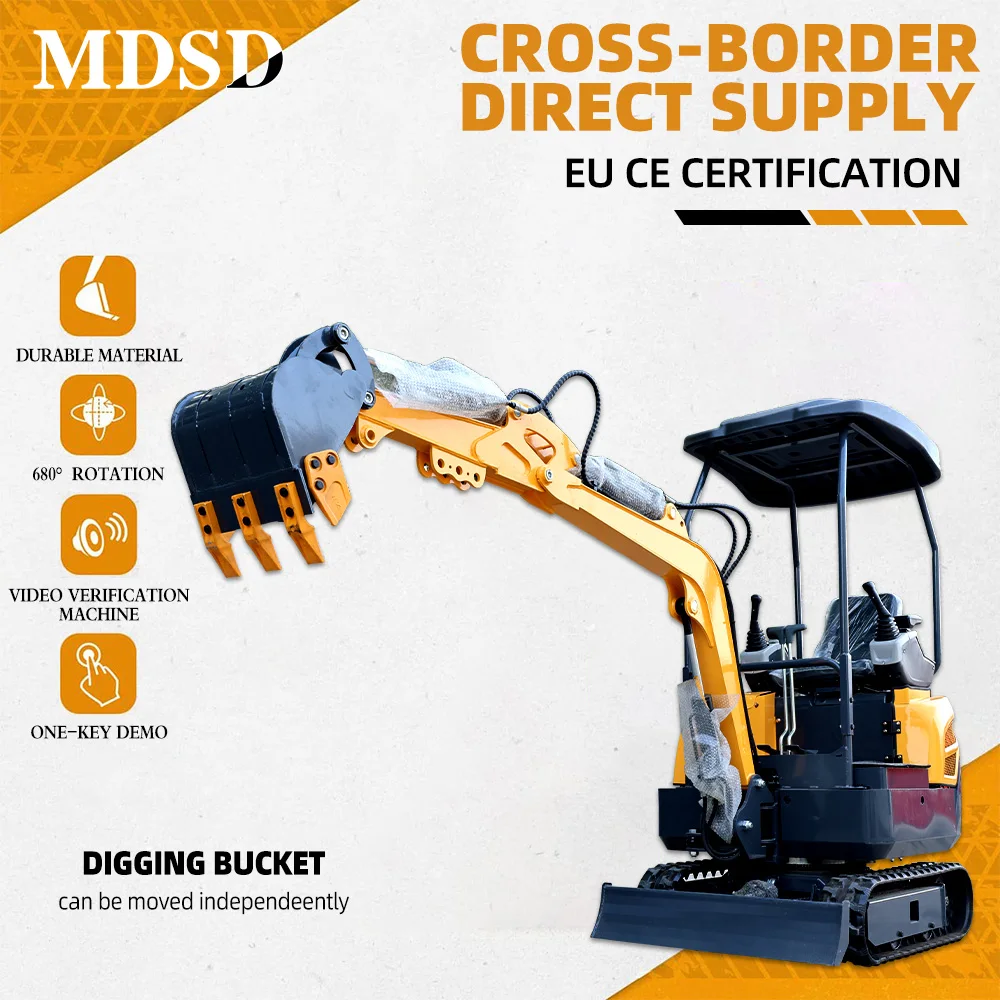 L'ultima miniescavatore Epa Euro 5 da 0,8-3 tonnellate può essere personalizzata utilizzando una varietà di accessori per miniescavatori cingolati