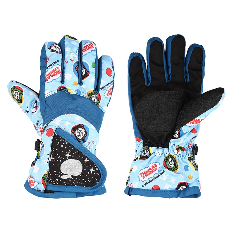 Guantes cálidos impermeables para niños y niñas, manoplas profesionales de esquí, nieve, a prueba de viento, esquí, Snowboard, 3-7 años, Invierno