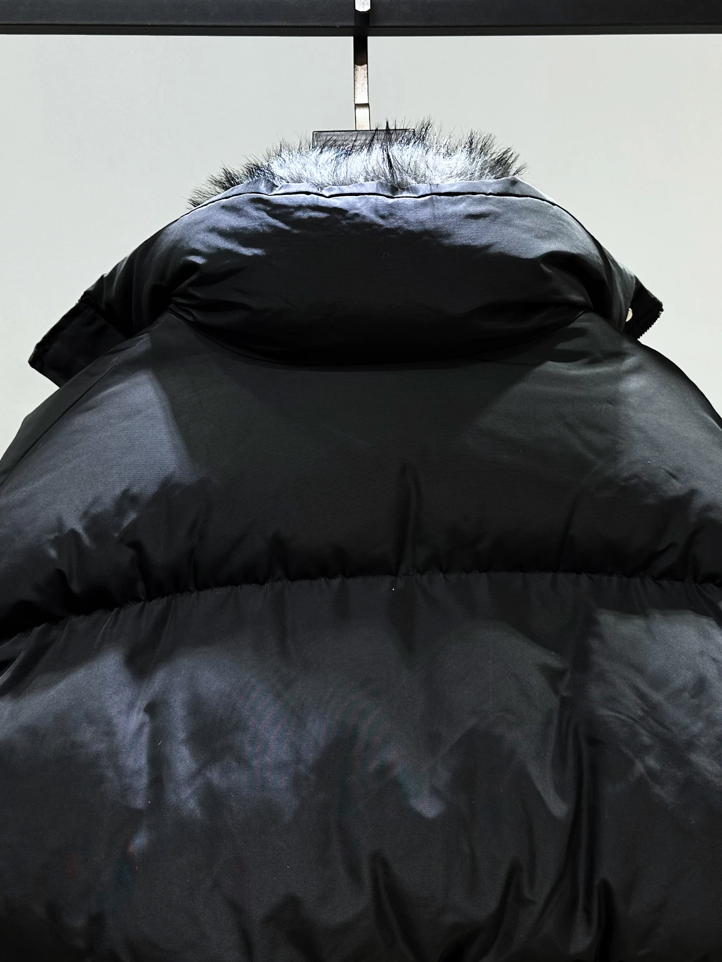 Fashion Men's Black Short Puffer Jacket Plush Patchwork Double Zipper Loose Casual Thickened Warm Winter Mens Jackets Coats