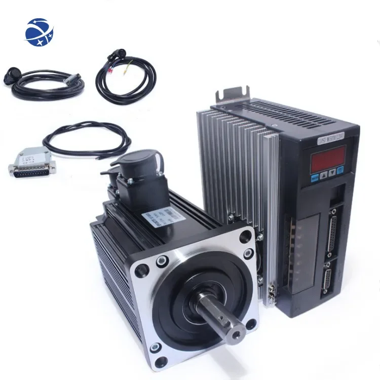 380V 4.5KW 2000RPM 21.5N.M. 4500W Three-Phase AC Servo Motor 180ST-M21520 Matched Permanent Magnet Driver AASD-40A