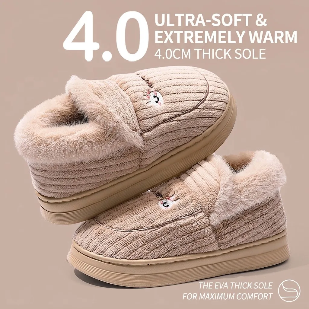 Men Shoes H&M - Зимние теплые тапочки для женщин и