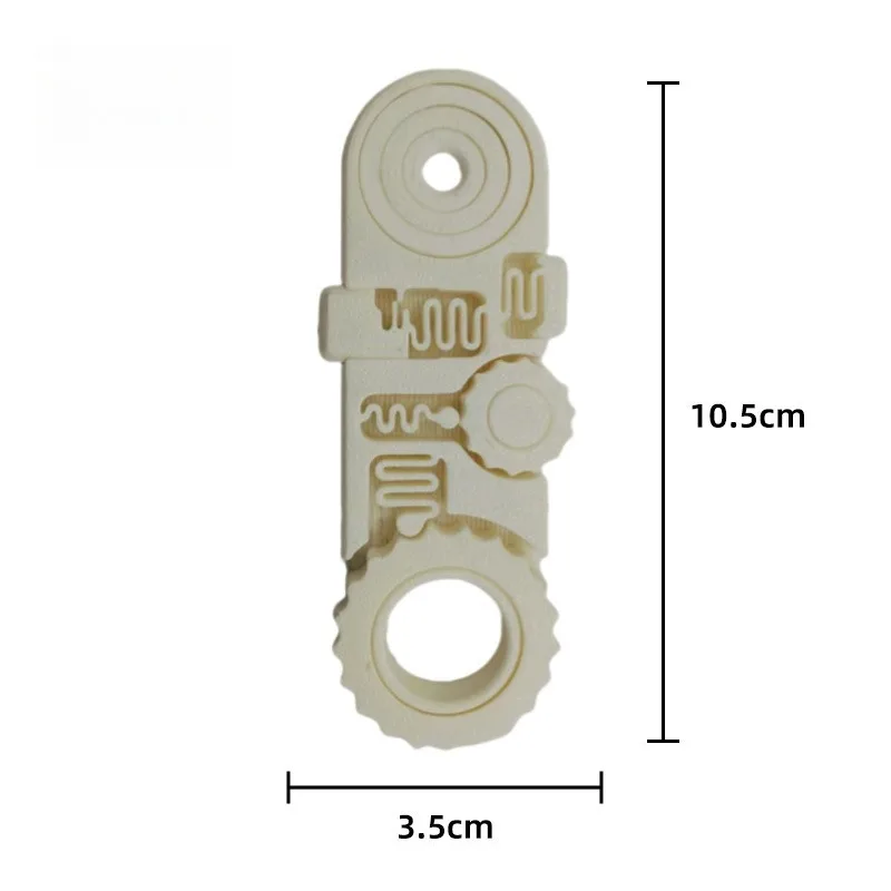 3D Printed Fidget Roller Paragraph Ring Clicker Highpass 5IN1 EDC Stress Relief Sensory Toy Sprockets Anti Anxiety For Children