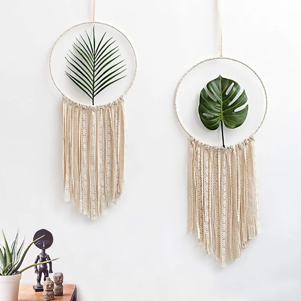 

Dream Catcher Hanging Home Decor Bohemian Cotton Rope Wall Art Dream Catcher Tassel Owl Woven Tapestry Art