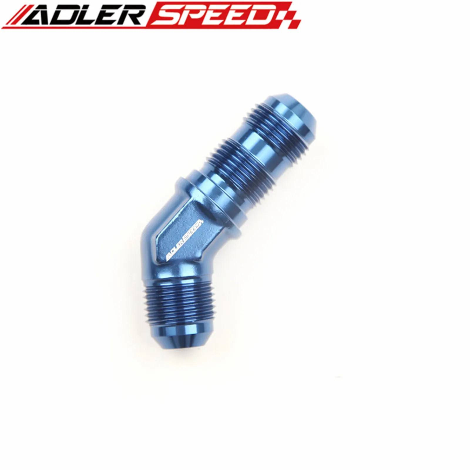 AN3 AN4 AN6 AN8 AN10 AN12 Aluminum 45 Degree AN Bulkhead Adpater Fitting Adaptor