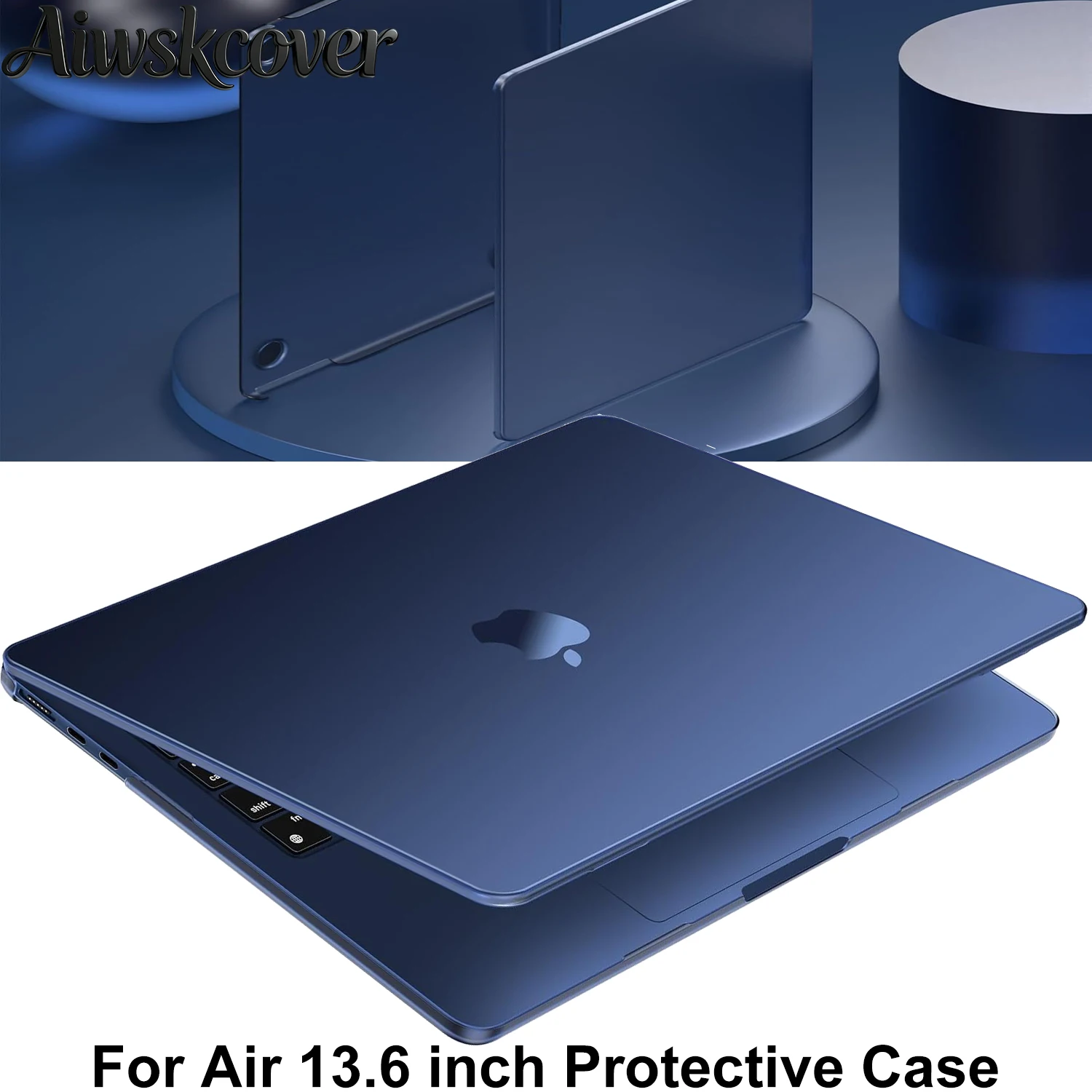 Étui mat pour MacBook Air 13,6 pouces (M5/M4/M3/M2, 2022-2026 A3449 A3240 A3113 A2681), coque rigide et protection de clavier pour Air 13,6