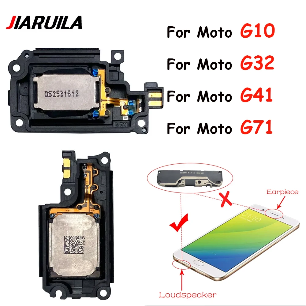 

Гибкий кабель громкого динамика для Moto G10 G20 G30 G31 G41 G50 G51 G71 G42 G52 G32 G60S Замена громкоговорителя звонка нижнего зуммера