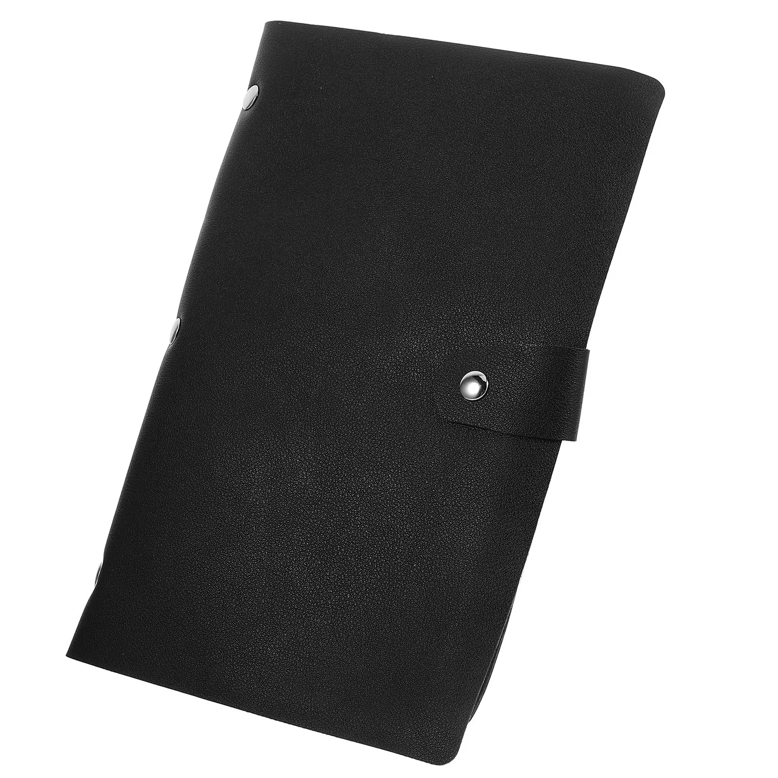 Livre de rangement de factures en Pu, Album de factures Portable étanche pour bureau, organisateur de fichiers d'affaires, porte-documents épais multifonction