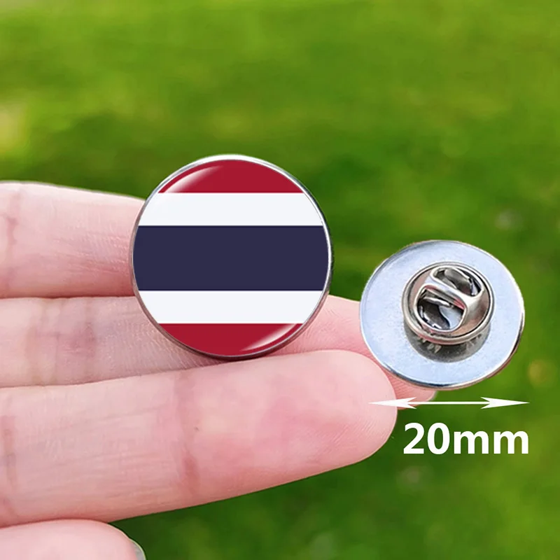 Peru Flag Pin for Women Jamaica Thailand Slovenia Scotland Lithuania Colombia Nicaragua Singapore Honduras Estonia Fashion Pins