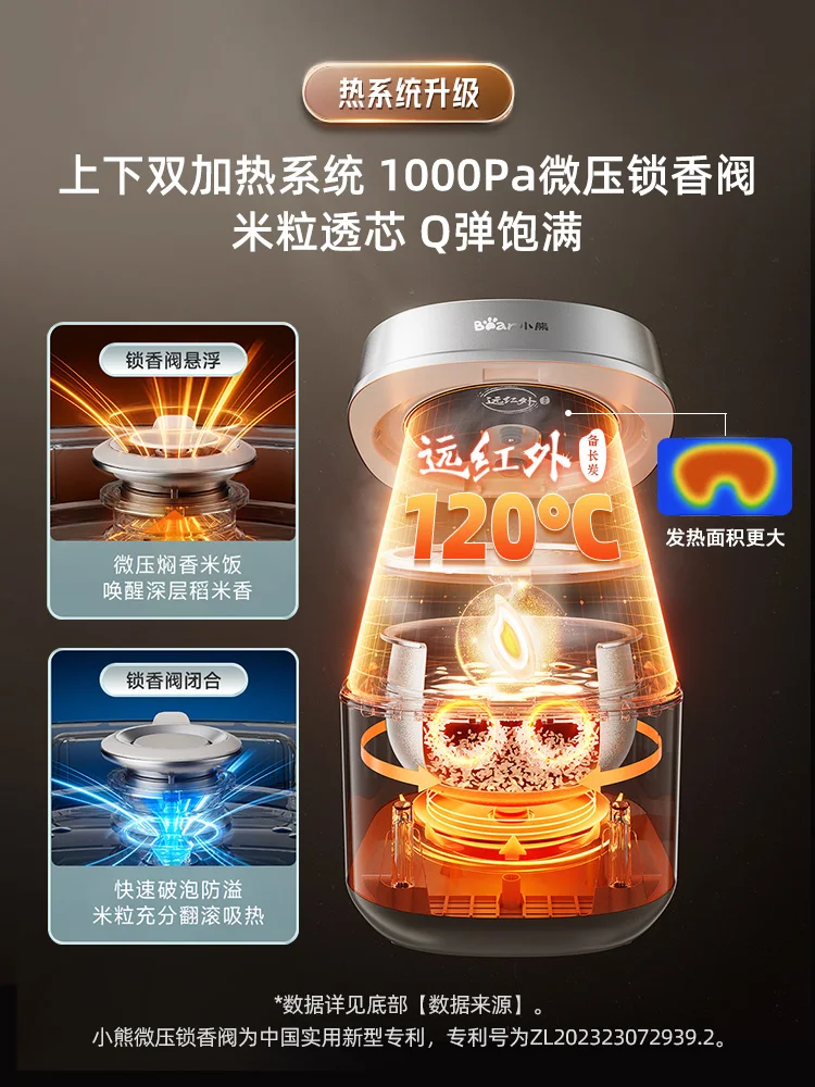 Enamel liner rice cooker household smart rice cooker low sugar cooking pot lonchera electrica rice cooker