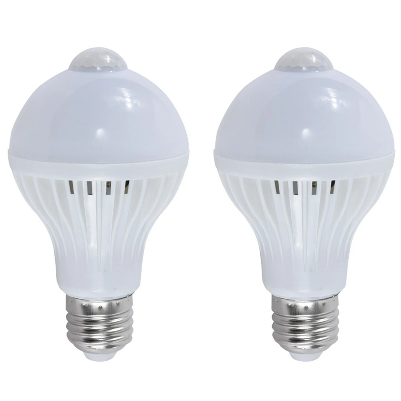 2X Motion Sensor Bulb Human Body Infrared Induction LED Light Bulbs Automatically Activated Light For Porches (5W)-AT30