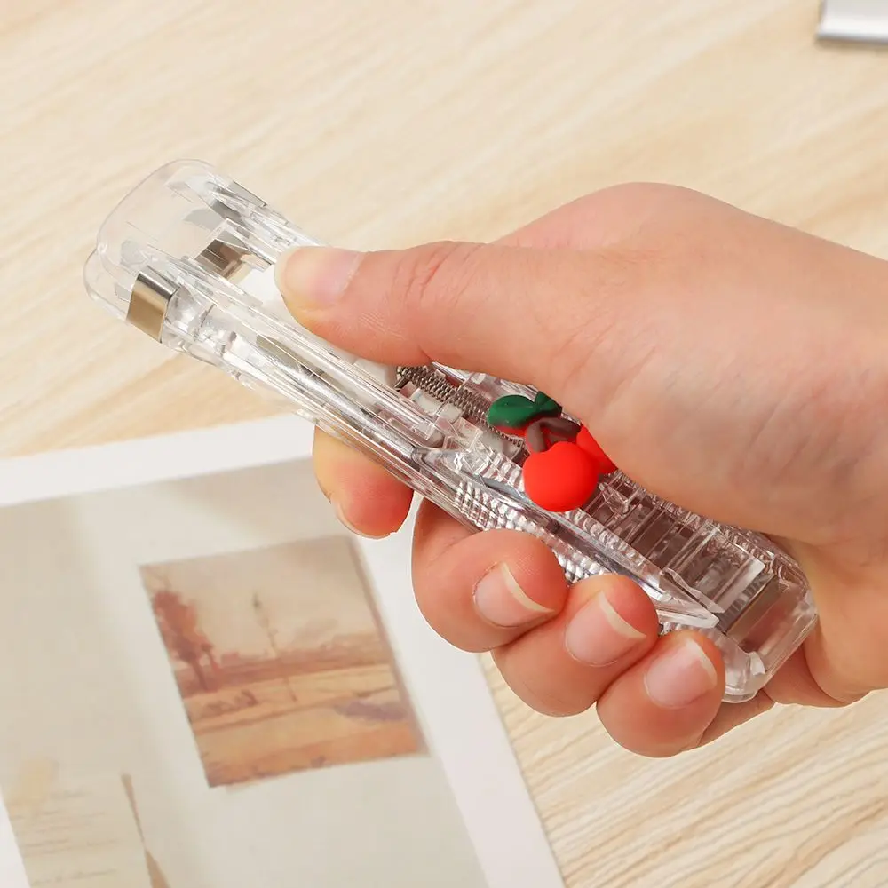 Portable Snacks Sealing Clip Office Supplies Push Clip Document Binding Remover Binder Stapler Paper Clips - view 2