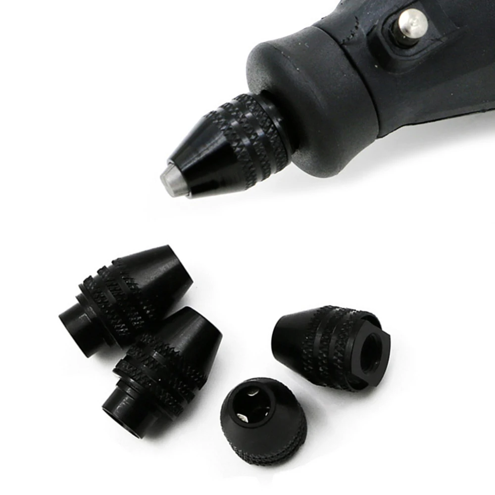 Mandril Multi-Broca Universal, Keyless, Mini Broca, Adaptador Mandris, Ferramentas Rotativas Dremel, Acessórios para Gravadores, 4 Tamanhos, 0.3-3.2mm
