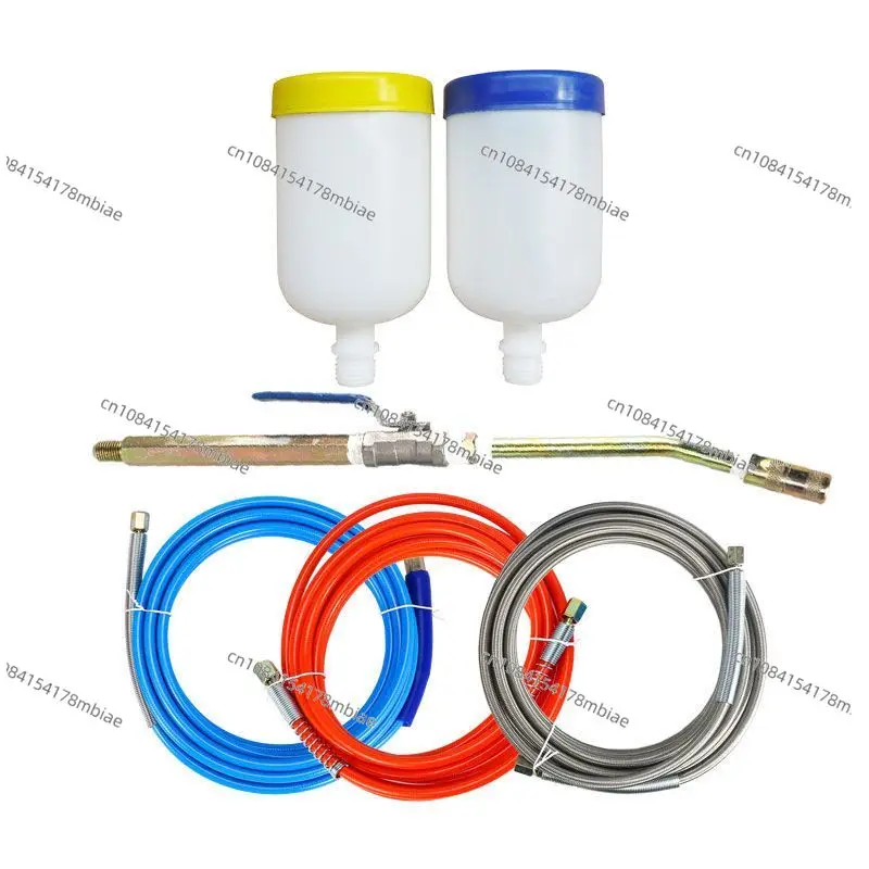 High Pressure Grouting Machine Accessories  Pipe Pump Pressure Gauge Gun Head Valve Switch Material Cup Accessories