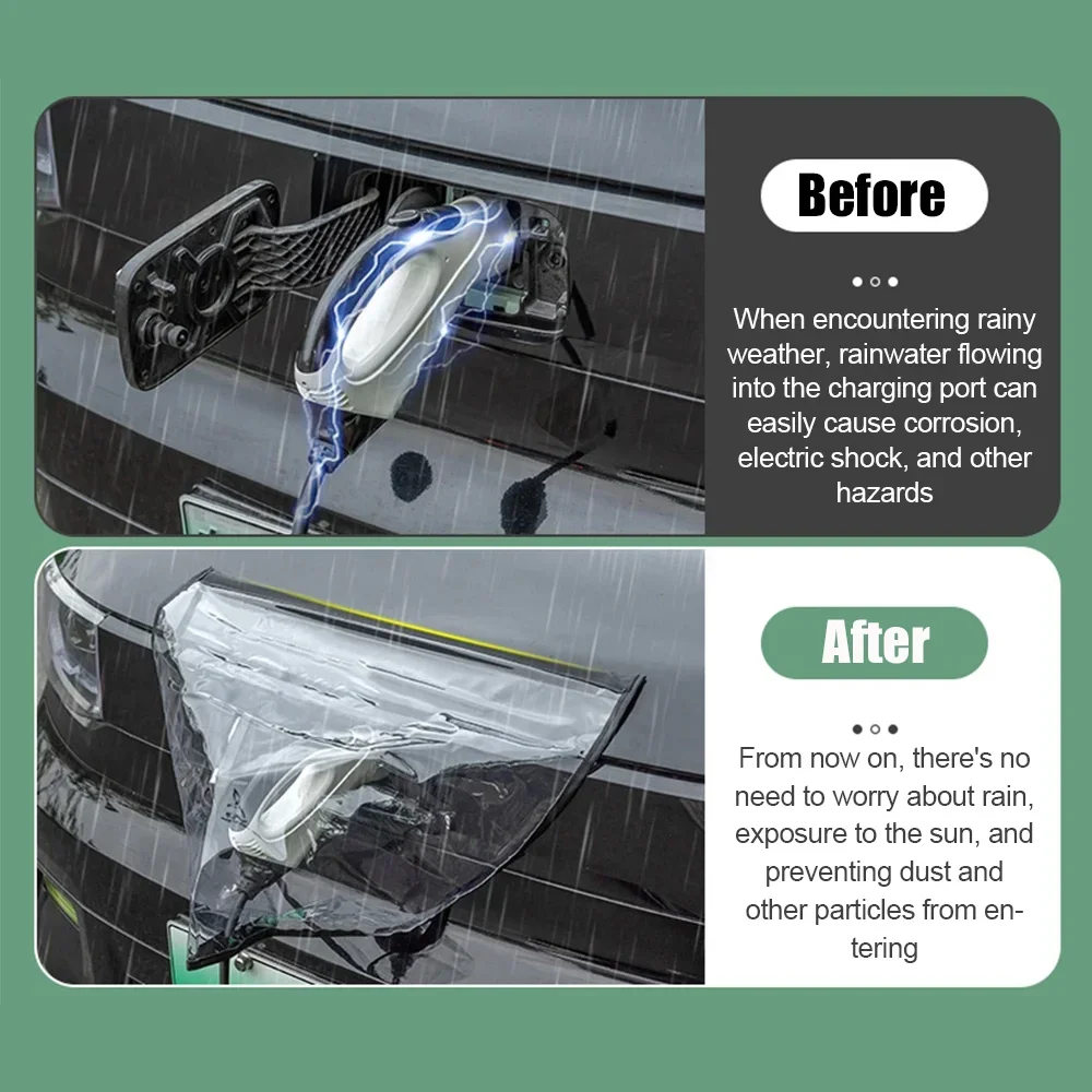 Pistolet de chargement magnétique pour voiture, couverture étanche à la pluie pour voitures d'été en plein air, housses de Protection anti-pluie et anti-poussière, accessoires automobiles
