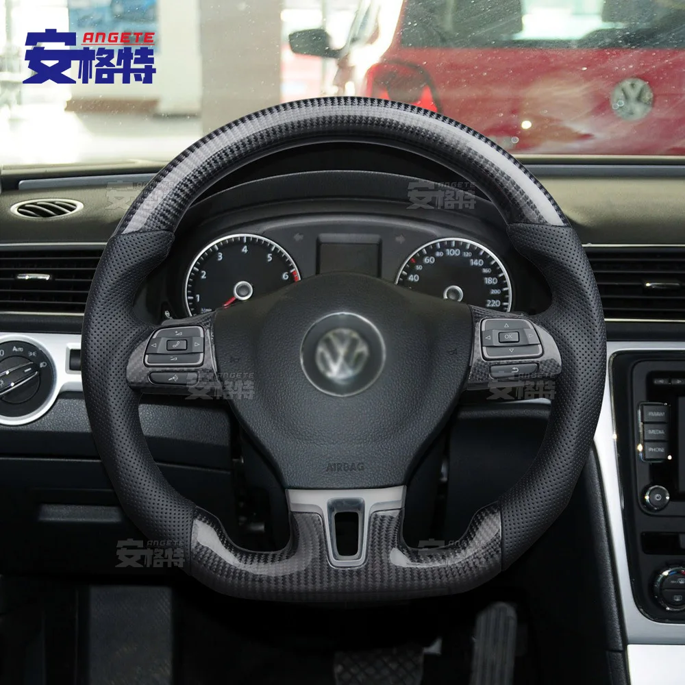 

Applicable to:Suitable for Volkswagen Passat Lingyu Automotive Carbon Fiber Modified Parts Customized Steering Wheel Steering Wh
