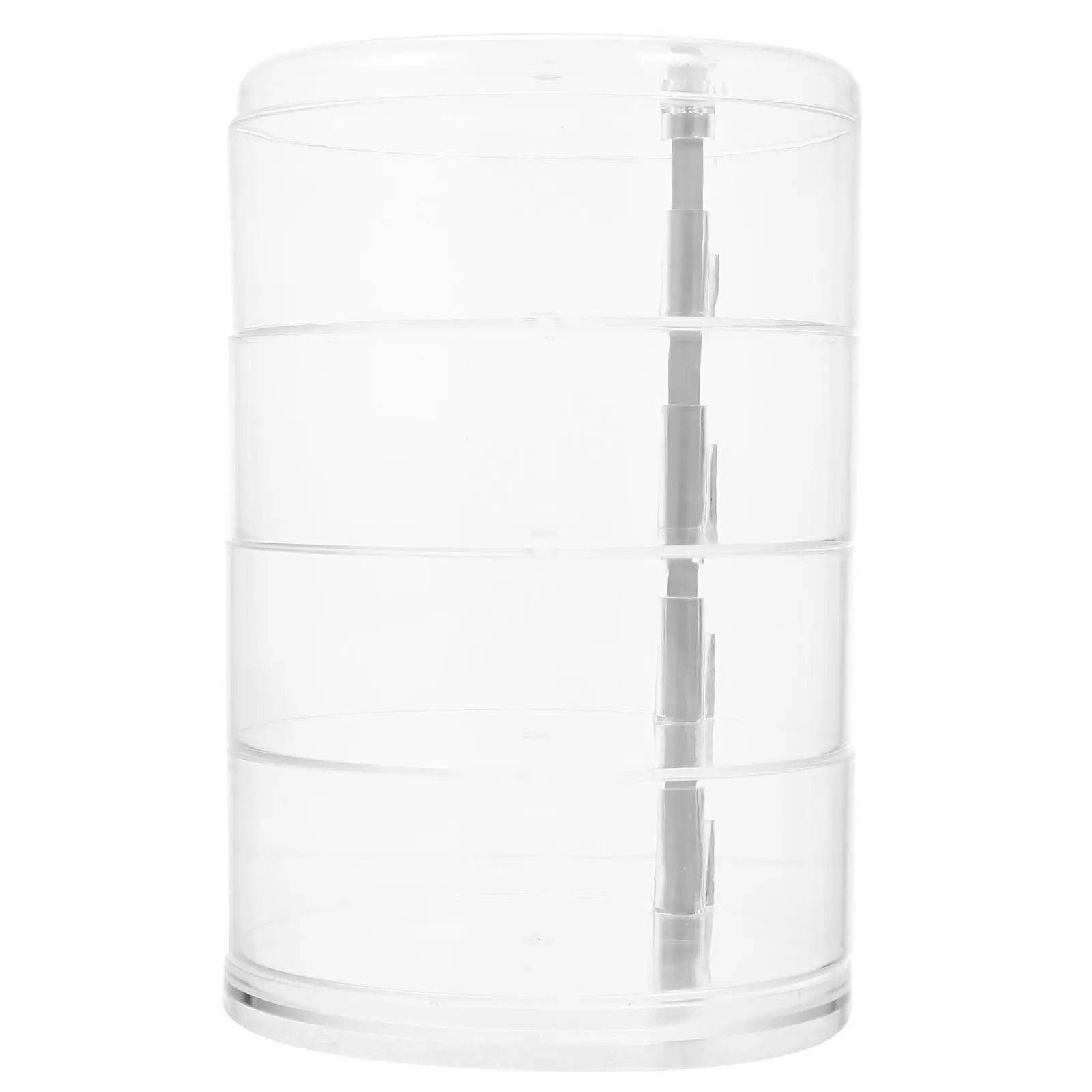 Multi Layer Transparent Jewelry Box Large Capacity Storage ganizer Earring Headdress Holder Display Dust Proof