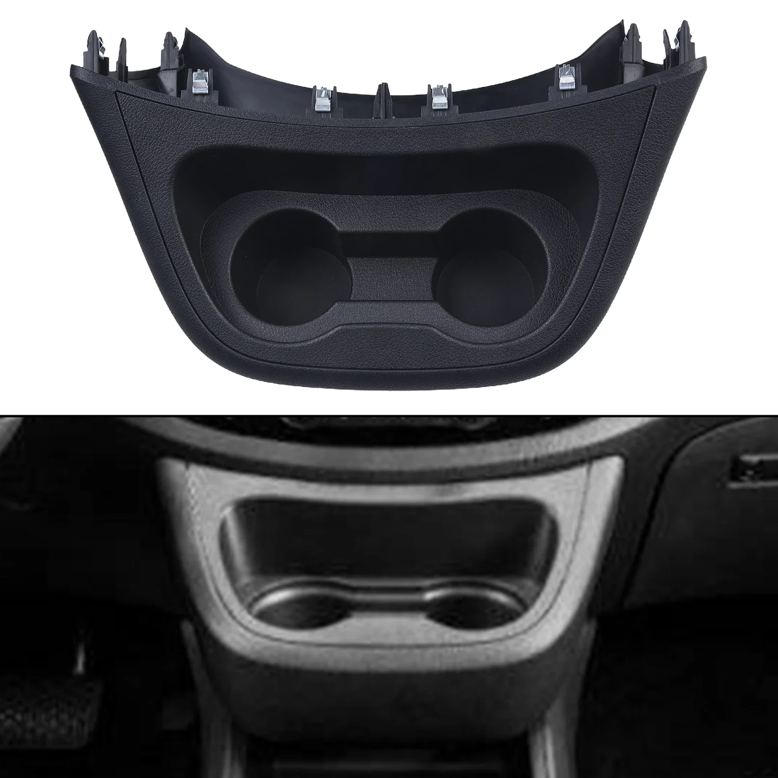 Car Central Console Cup Holder Panel For Mercedes Vito Metris W447 2016-2023 Insert Dual Drinks Cup Holder Accessories