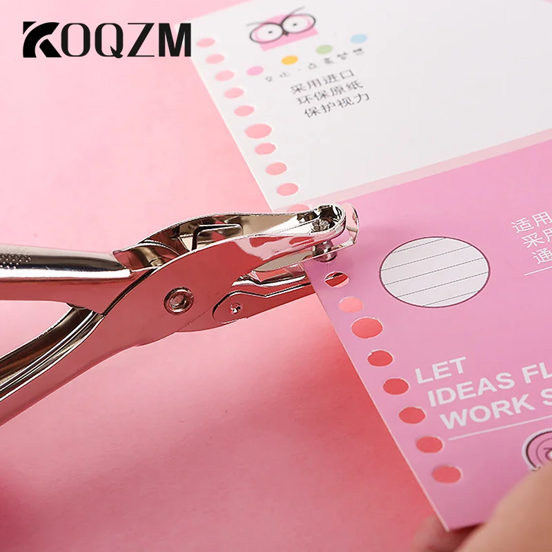 3mm 6mm Pore Diameter Punch Pliers Metal Paper Punch Circle Single Hole Punches Cutter Tools DIY Scrapbooking Border Punches