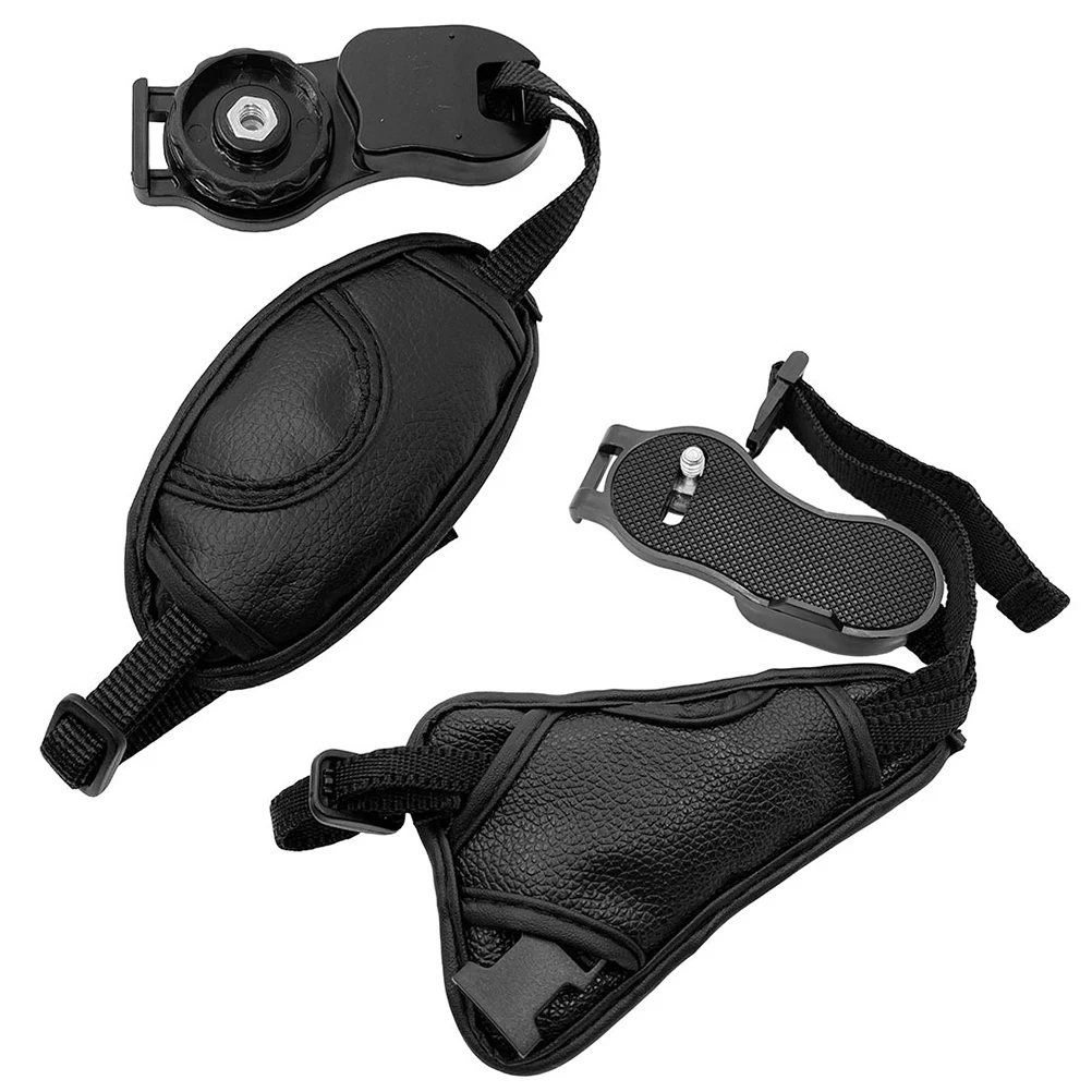 

2 Pcs Camera Wrist Strap Pu Non Slip Adjustable H Strap for Mirrorless Photographers Accessories Padded Stable Reliable Easy