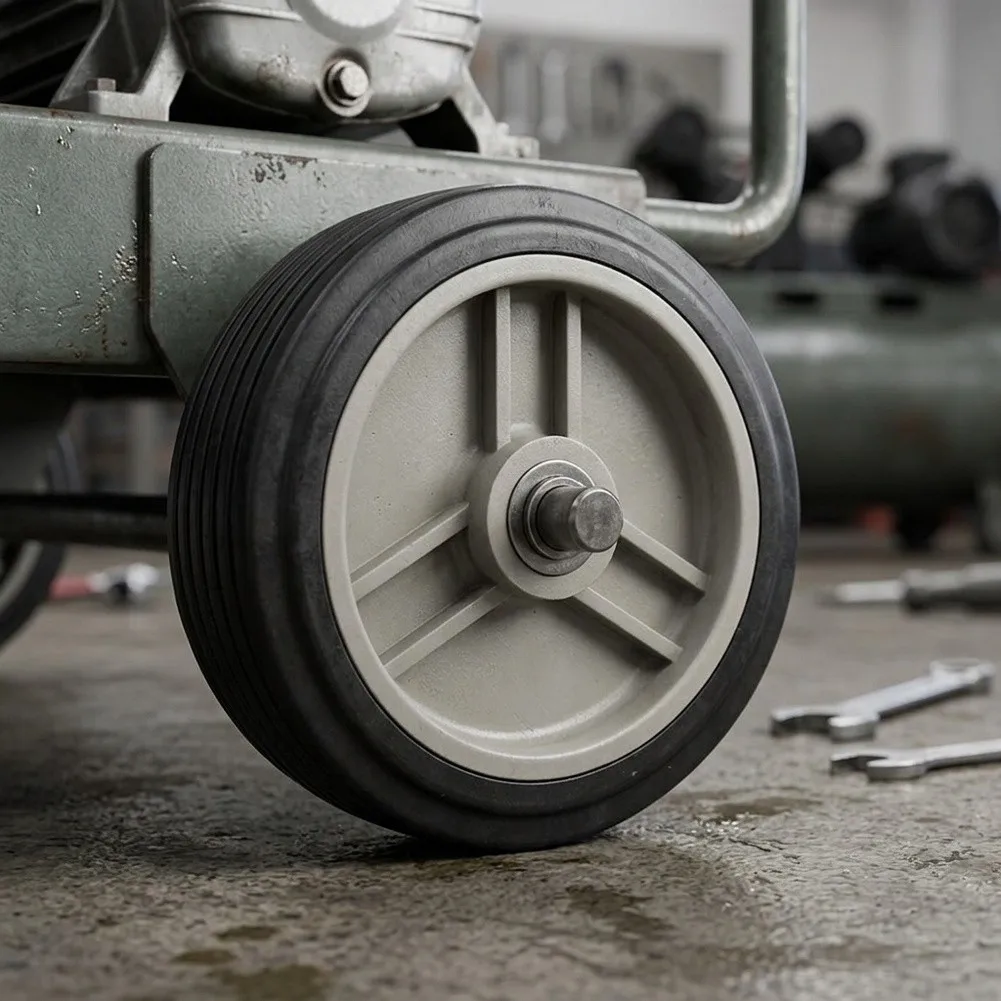 For Air Pumps For Oil-free Machines Shock Absorption Wheels Industrial Use Shock Resistance for durable Construction
