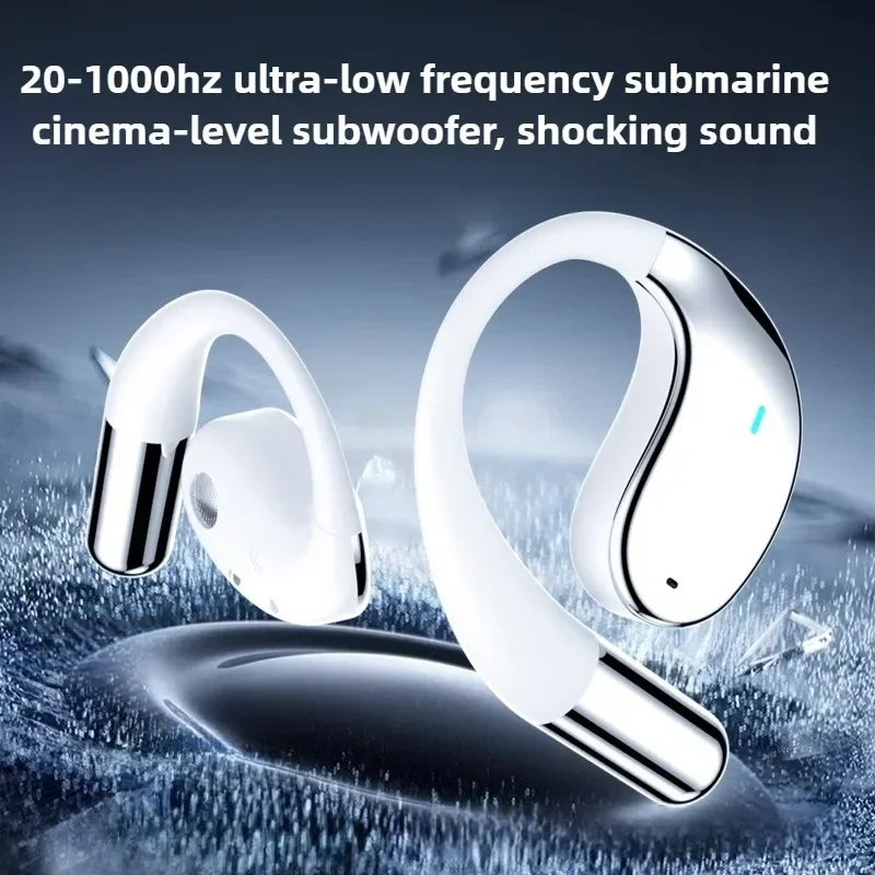 AI Translation YYK-Q39 Open Bluetooth Headset Ear Clip OWS Long Life Wireless Sports Headset Bilateral Stereo NFC Function