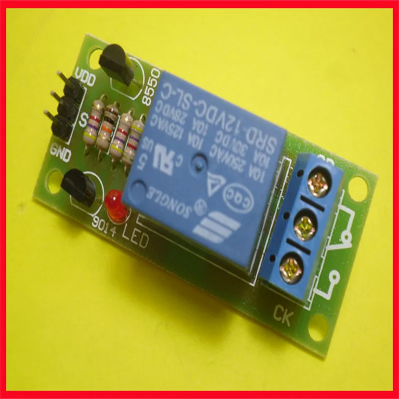 1 Circuit Relay Module, Control ,Expansion Board, 5V 12V High Level Action Finished Product