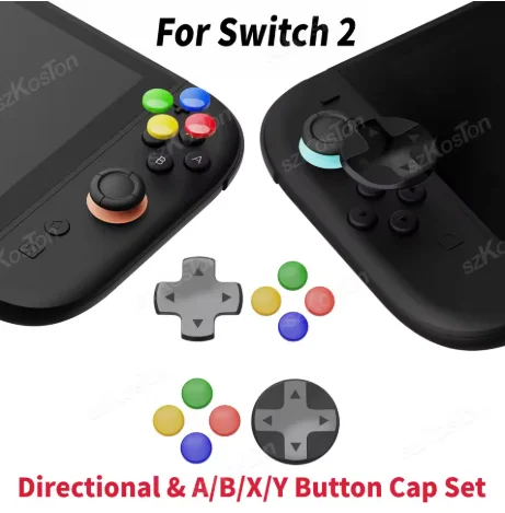Skull & Co. NS2 Generation Switch2/D-PAD Color Keycaps Cross/Circular Directional Keys for Mechanical Keyboards