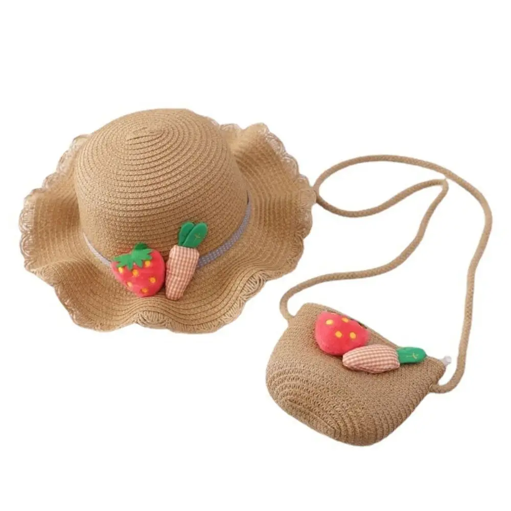 

Fashion 2-8 Years Kids Sun Hat Cute Multiple Colors Girls Sun Hat Straw Hat Beach