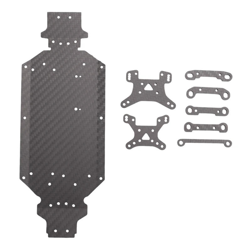 Carbon Fiber Chassis Shock Tower Arm Code For Wltoys 144001 144002 144010 LC Racing EMB-T 1/14 RC Car Accessories