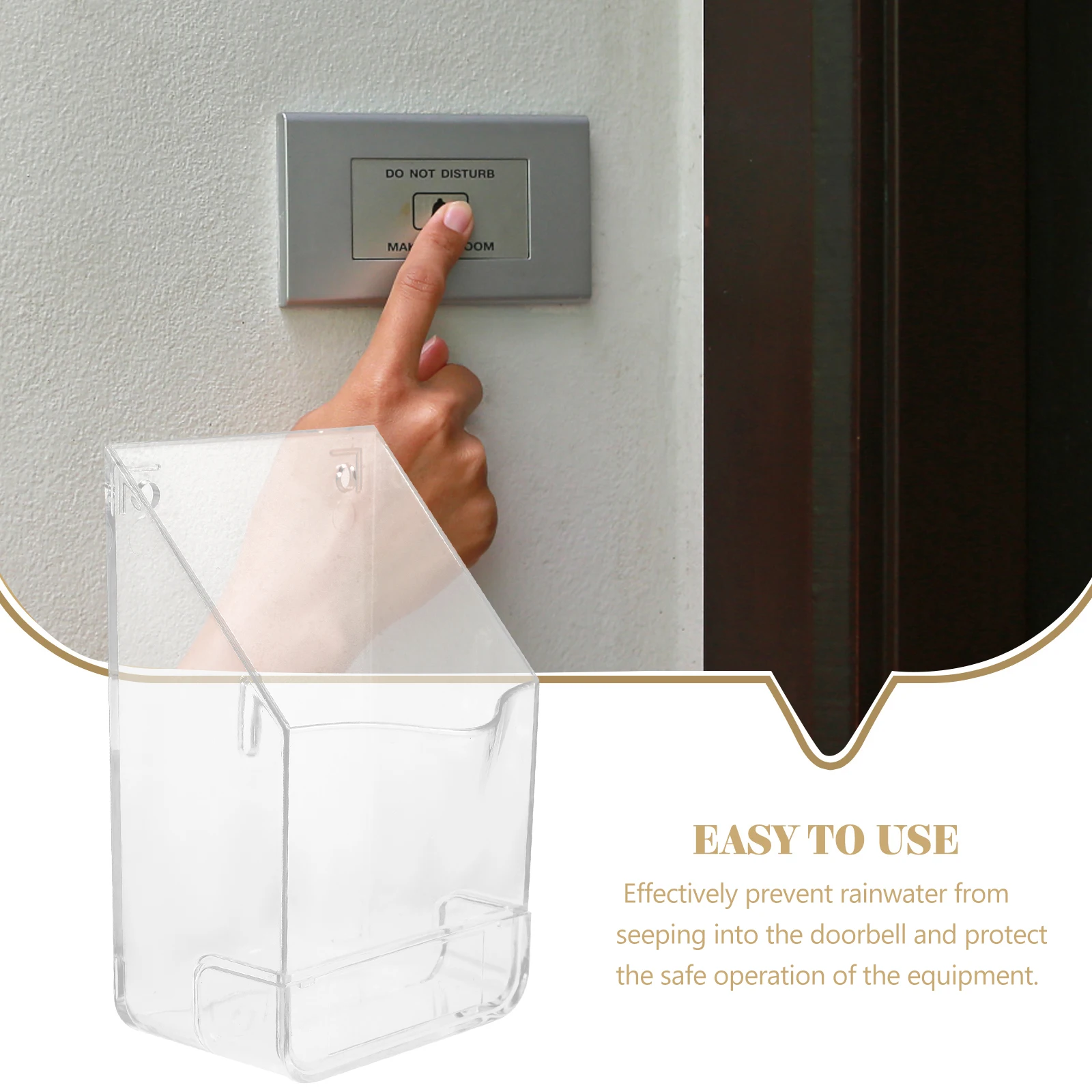 

Rainproof Durable Plastic Waterproof Protector Outdoor Replacement For Fingerprint Device Access Control Machine Attendance