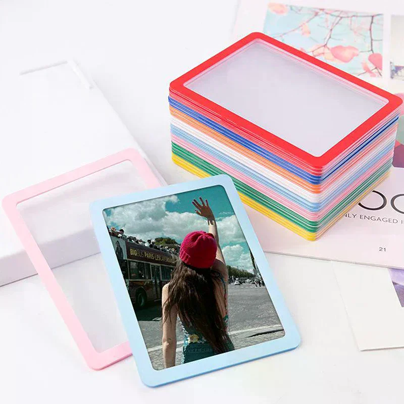 5PCS Hard Edged Card Sleeve Protective Shell Plastic Material Card Sleeve Anti Fall Protective Shell Providing Protection