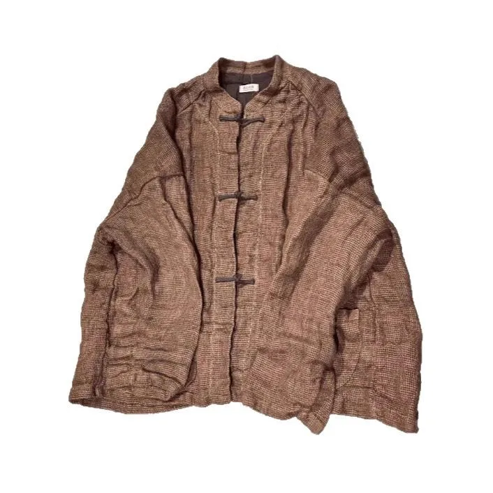 جودة عالية التصميم الأصلي المرأة سترة وبلوزات غير رسمية جديد 2025 الربيع خمر نمط الخامس الرقبة الصلبة الإناث سترات كاجوال #3