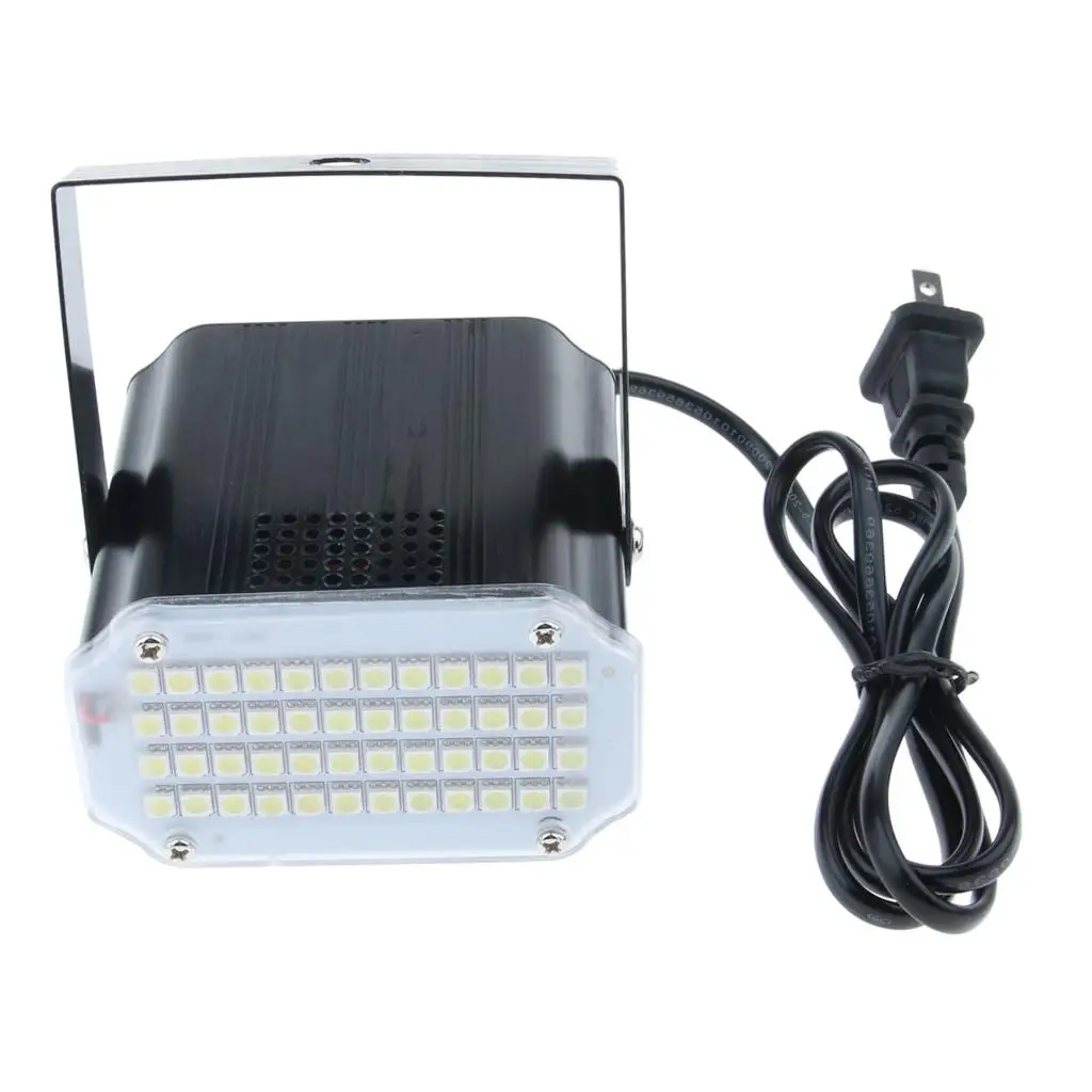 48 LED White Color , Flash s with Sound Activated and Control for Christmas Party Wedding Club