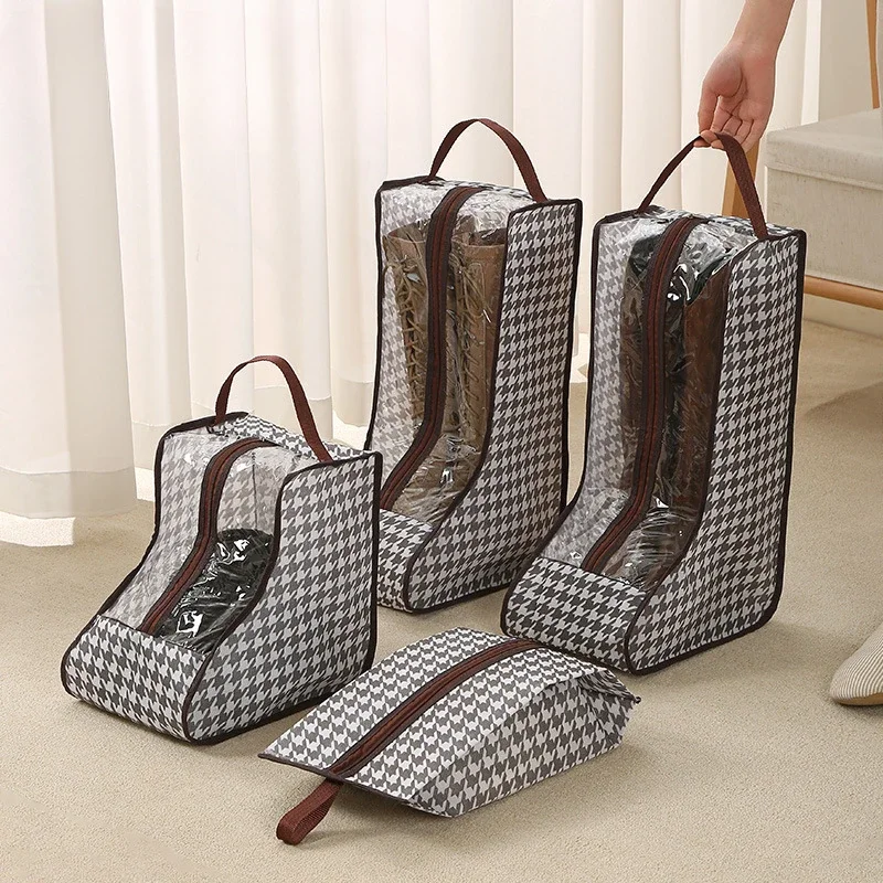 Visible PVC Shoes Storage Bags Waterproof Dust-proof Moisture-proof Mildew-proof Boots Ankle Boot Protective Cover Easy To Take