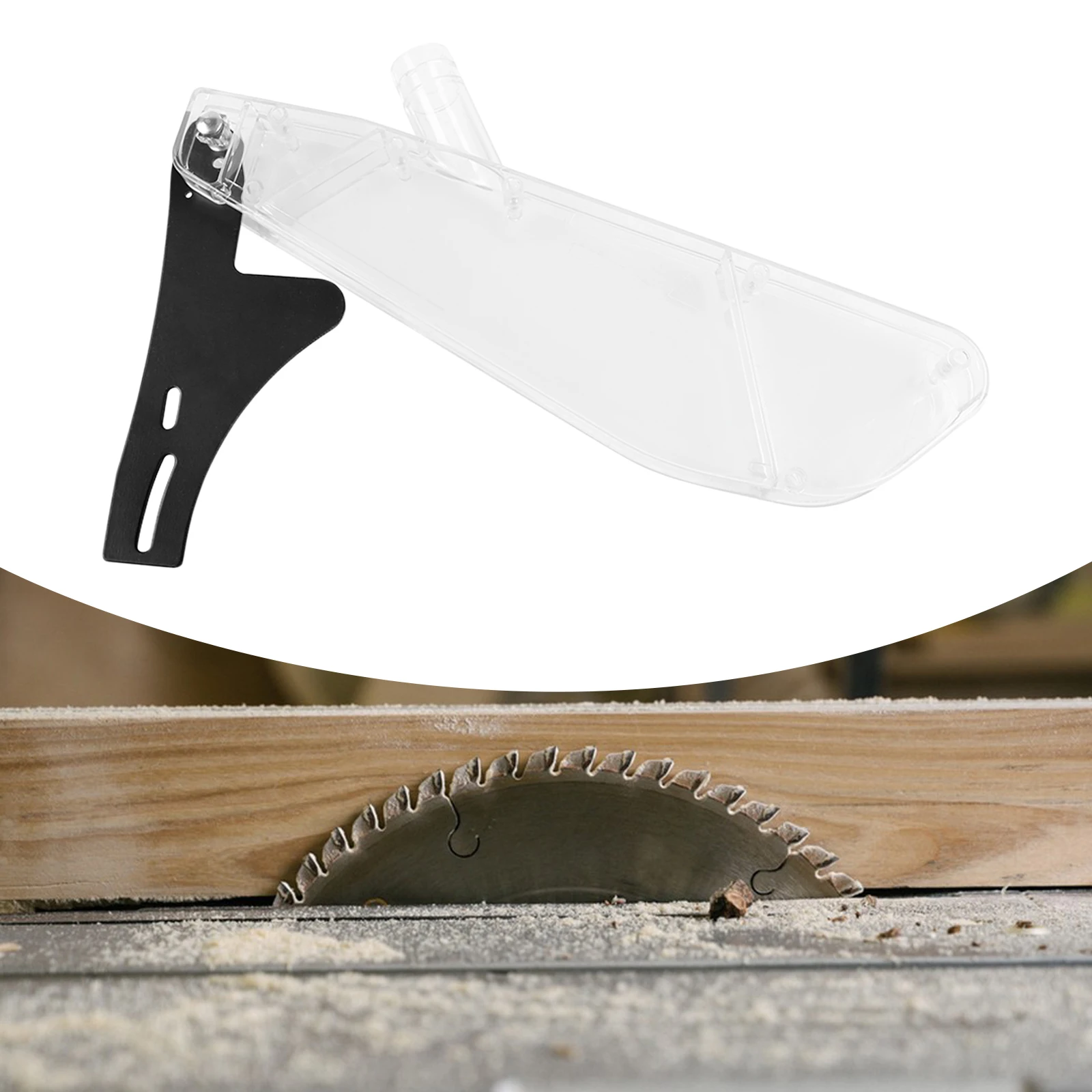 

Dispensing Plate and Protective Cover Fits 7-12IN Table Saws 1.26IN Dust Collection Port Clear Design for Woodworking Operations