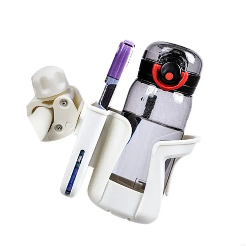 54DF Portable Drink Holder with Smartphone Mount Universal Cup Stand with Phone Slot Universal Cup Stand for Baby Stroller