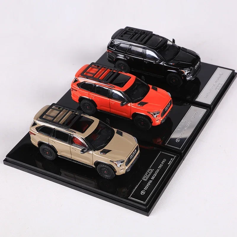 Brinquedos pequenosGCD 1:64 Sequoia TRD PRO SUV brinquedos modelo de carro de liga fundida