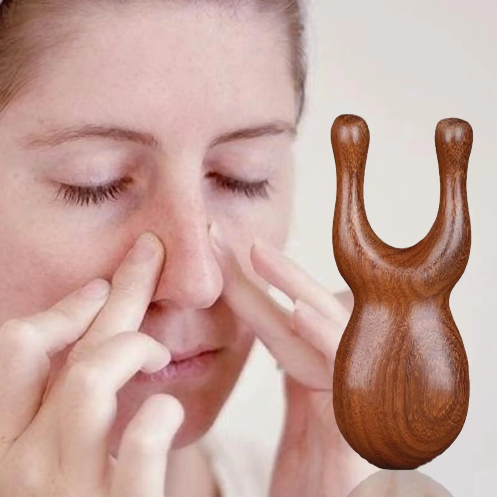 Sandelholz-Kopfhautmassagegerät Sandelholz-Hirschgeweih-Kamm Meridian-Dredging-Kamm für Kopfhaut und Gesicht Gua-Sha-Kamm Haarkamm