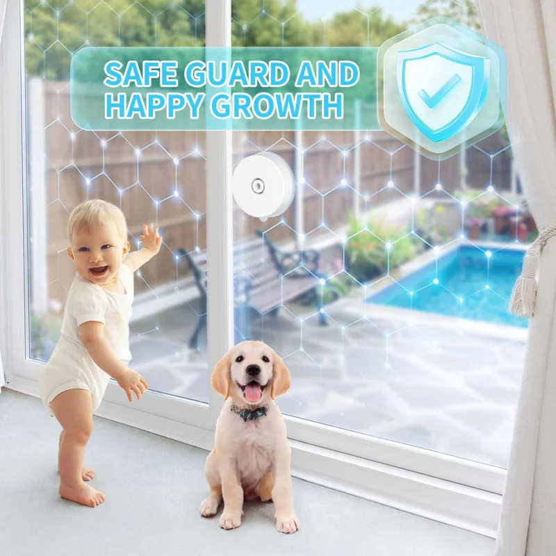 슬라이딩 도어 잠금 장치 어린이 안전, 반복 가능한 설치, 유리 및 진공 Adso