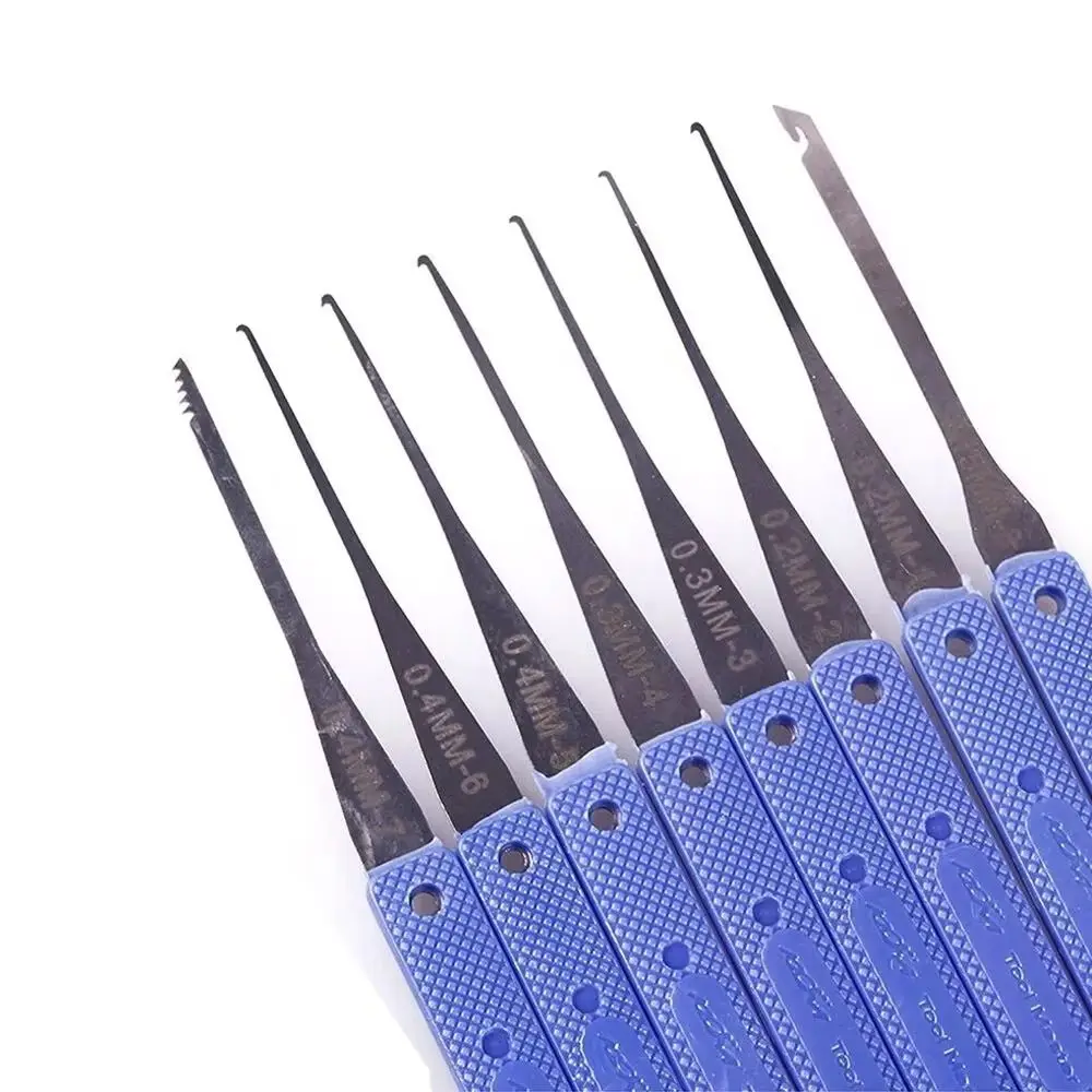 

12PCS Stainless Steel Lockpick Kit Portable Multi Functional Broken Key Extractor Auto Extractor Remover Car Door Repair