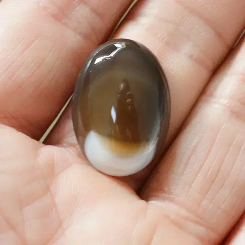 FLTMRH 18mmx25mm Oval Red Agates Beads Cabochon Flatback Dome Undrilled Natural Stone Beads For DIY Pandandt Earring Ring Jewelr image 4