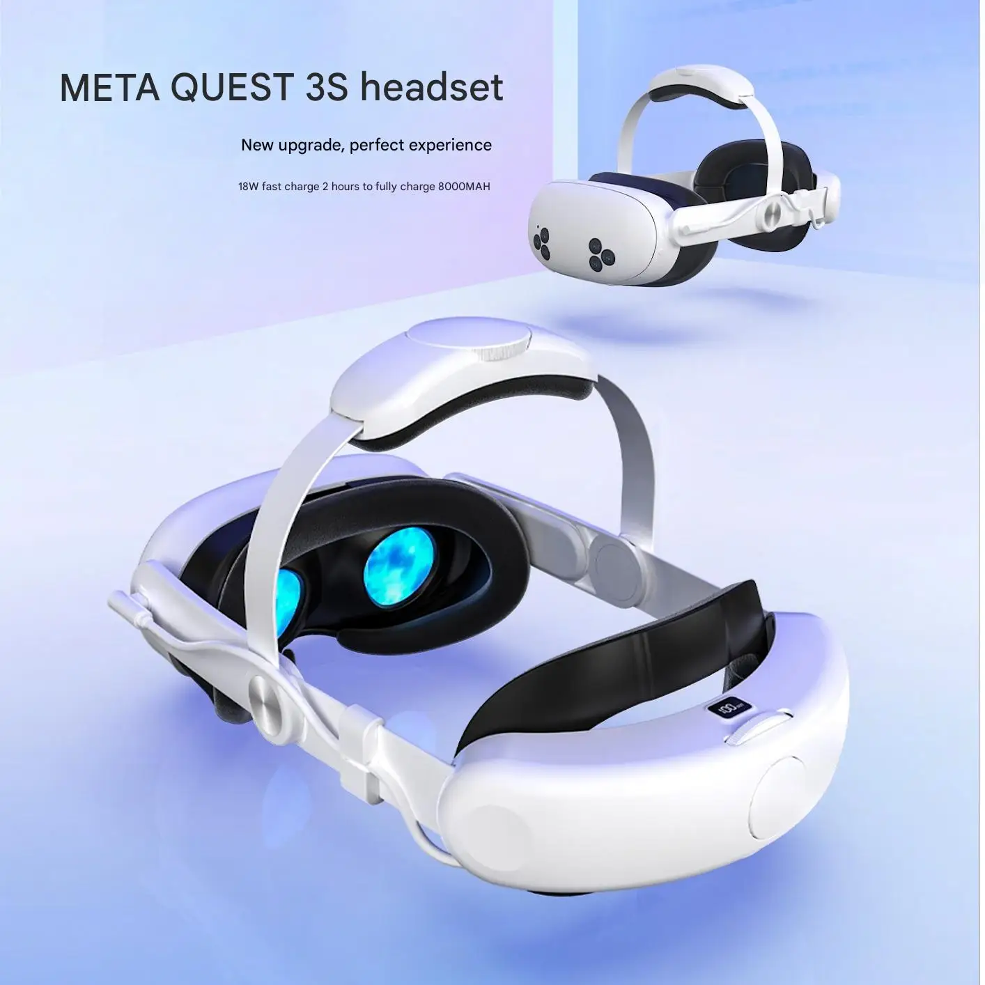 조절 가능한 VR 헤드셋 배터리 스트랩 이미지