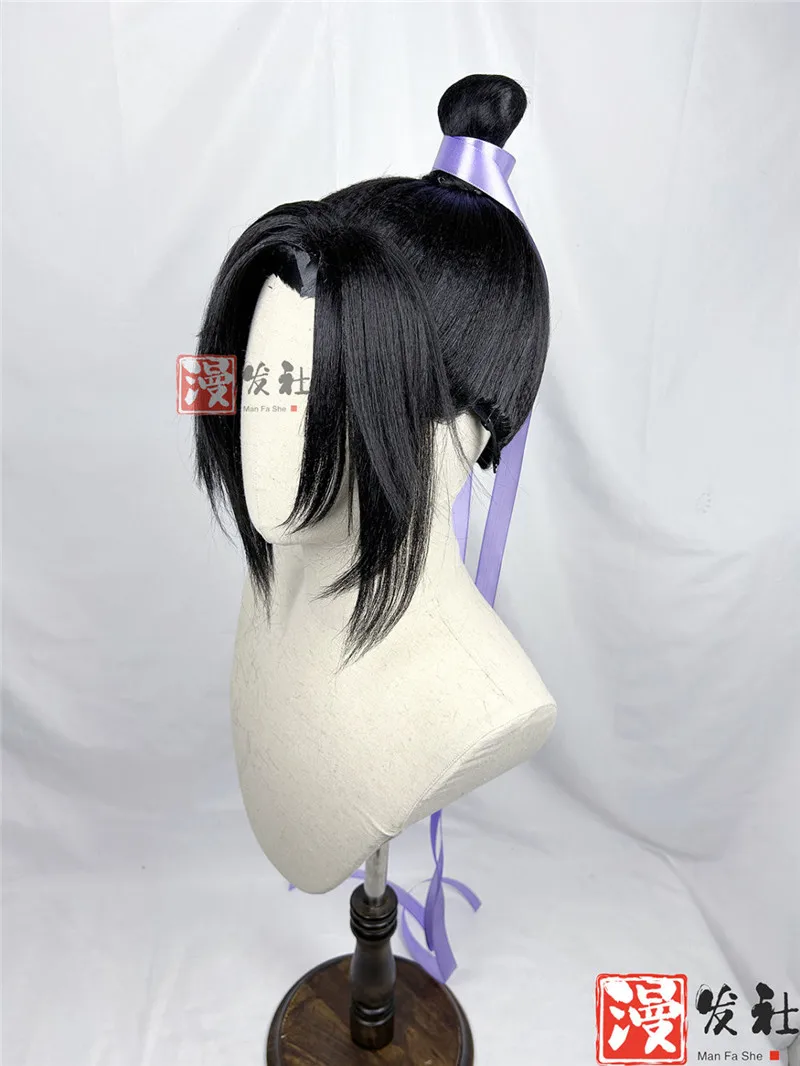 スタイル江チェンコスプレウィッグアニメ Mo Dao Zu Shi Cos かつらセット古代スタイルかつら小道具アクセサリーギフト