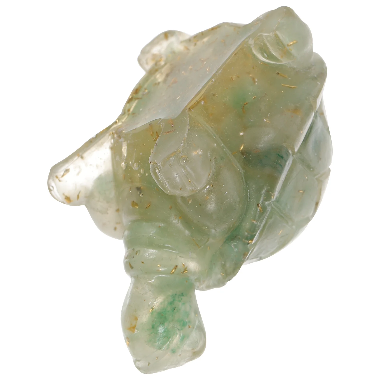 

Small Crystal Turtle Sculpture Table Statue Resin Decorative Ornament Ideal Feng Shui Gift Desktop Shelf Car Decoration