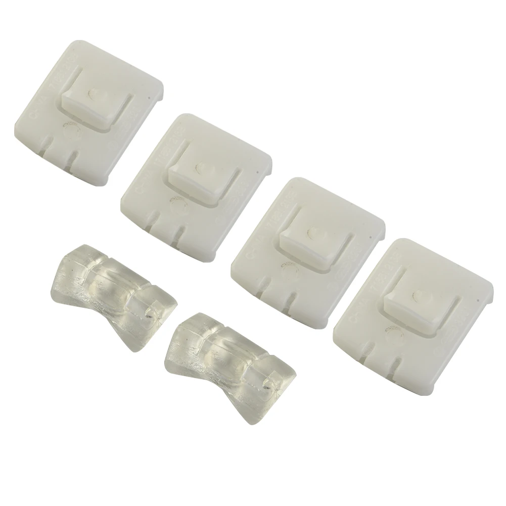 Car Seat Fastener Rail Nylon Clip Slider Guide Piece Car Interior Accessories Inner Outer Seat Rail Runner Slider Guide Clips