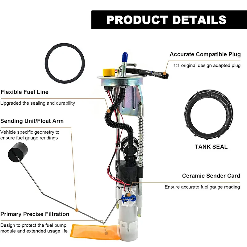 1240239 2521121 1240382 2520864 2520673 Brandstofpomp Montage Voor 2008-2009 Ranger 700 EFI 2012-2013 Ranger 500 4x4 CREW
