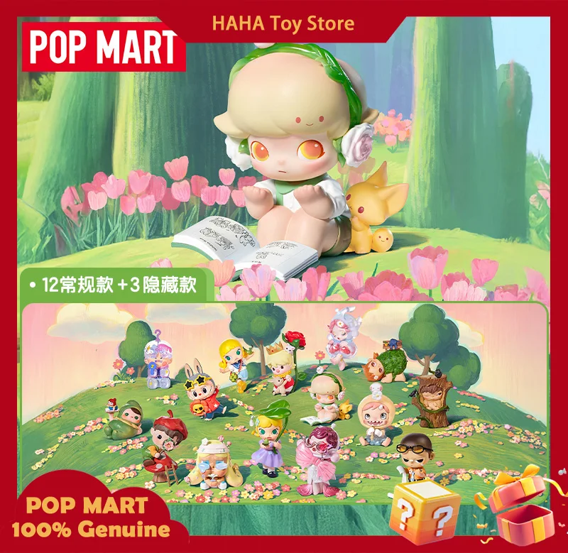 

Original Popmart Hand In Hand Series Blind Box Mystery Box Trendy Toys Kawaii Doll Action Figure Ornaments Kids Xmas Gifts